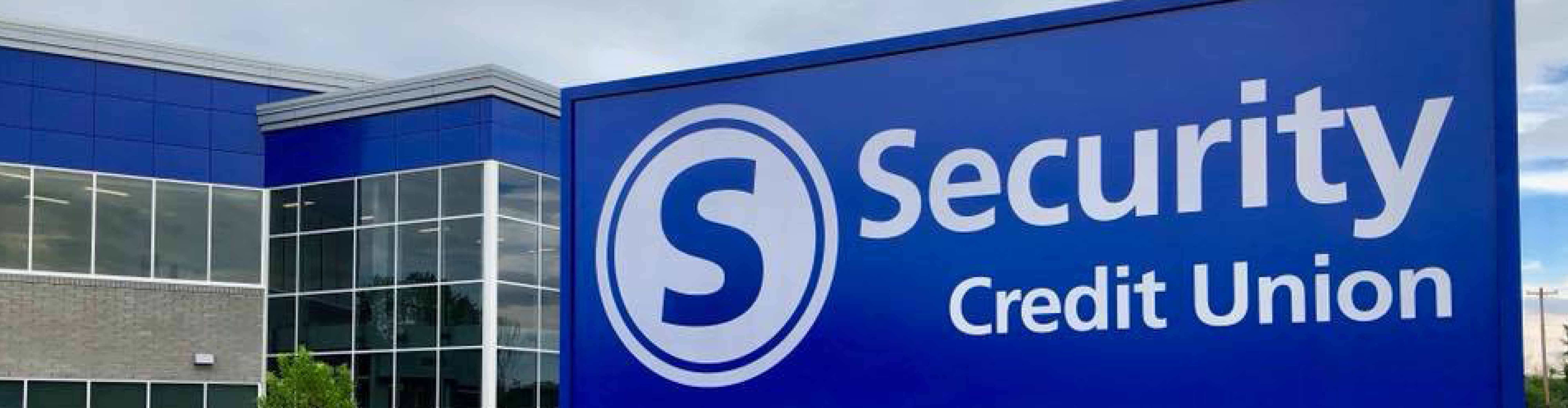 Security Credit Union Sign and Building