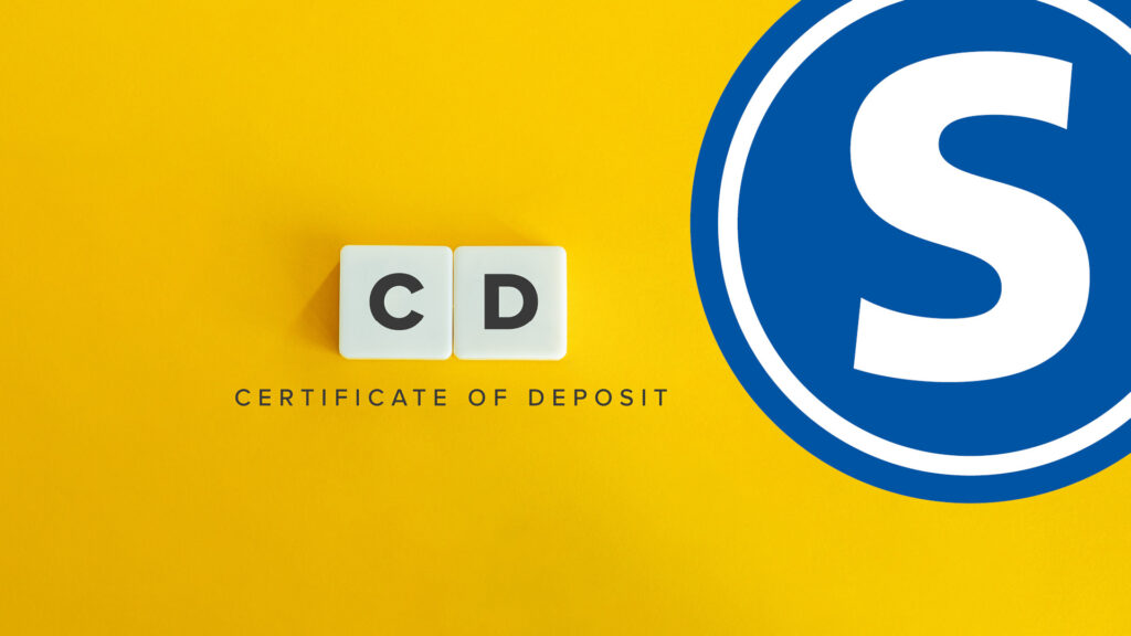 "Certificate of Deposit" with SCU logo