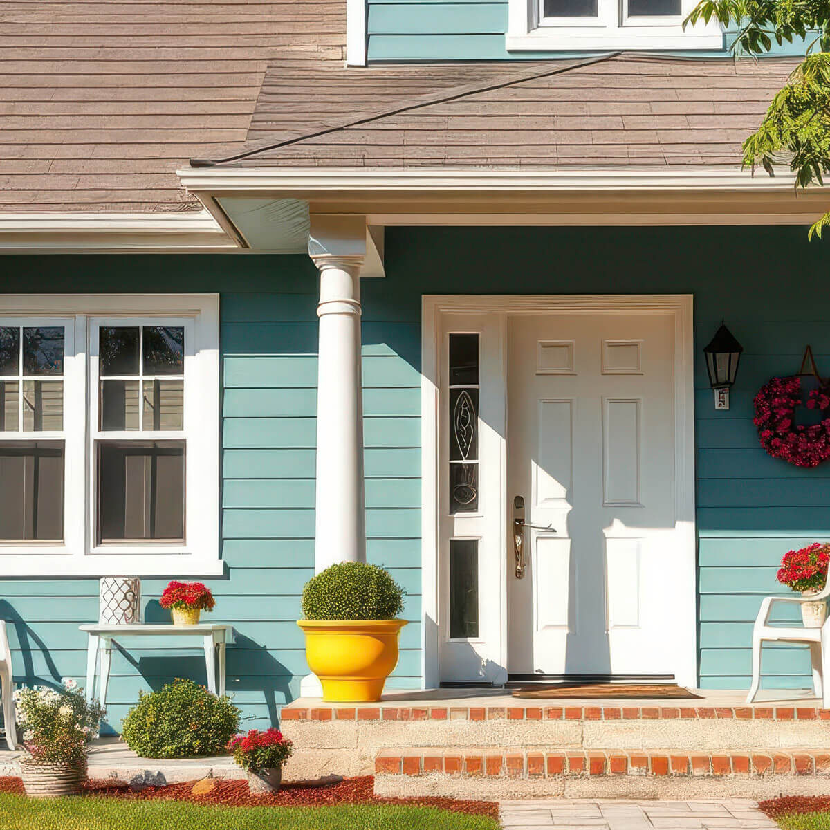 Spring Home Equity - Porch of a Fashionable House