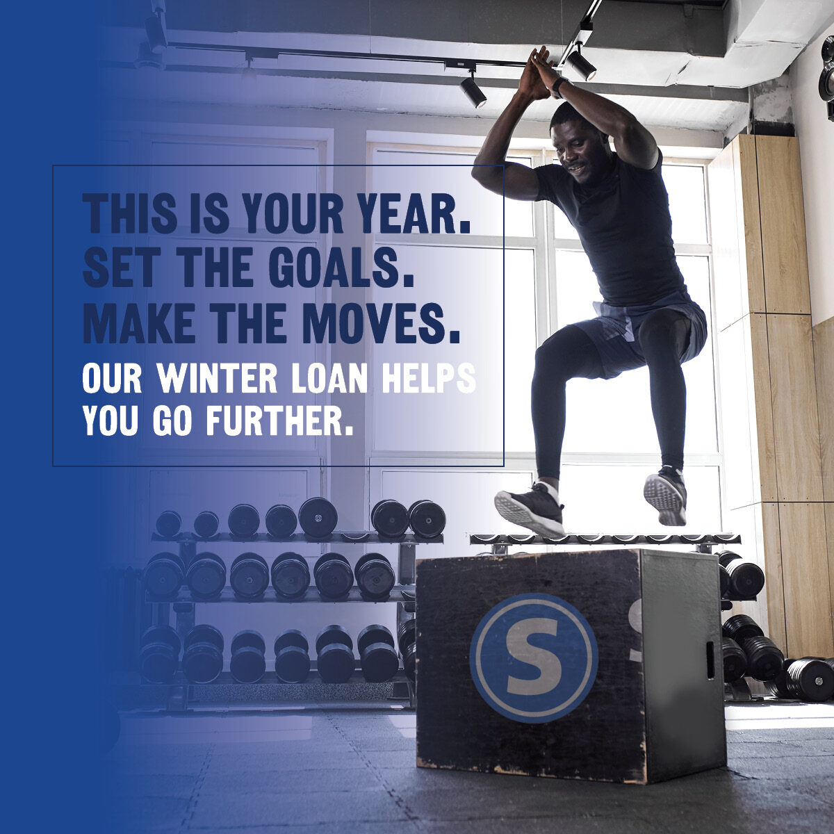 Fitness Man exercising.